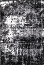 Keen Home Design Area Rugs - 6x9 Non-Shedding, Abstract Rugs for Kitchen, Living Room, Bedroom, Dining Room, Entryway - Size: 5'11" x 9'2", Abstract Black