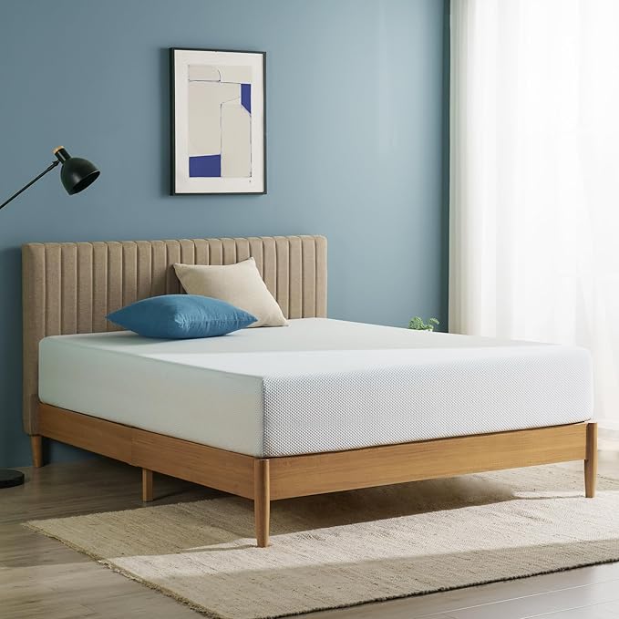 ZINUS 6 Inch Green Tea Cooling Memory Foam Mattress [New Version], Short Queen, Fiberglass Free, Medium Firmness, Cooling Gel Foam, Certified Safe Foams & Fabric, Mattress in A Box