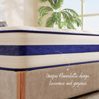 Vesgantti Full Size Mattress,12 Inch Hybrid Innerspring Mattress in a Box with Memory Foam,Support & Pressure Relief,Medium Firm Feel for Aults(Full Size)