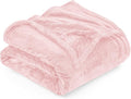 Utopia Bedding Fleece Blanket King Size Pink 300GSM Luxury Fuzzy Soft Anti-Static Microfiber Bed Blanket (90x102 Inch)