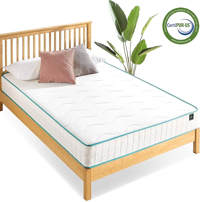 ZINUS 10 Inch Tight Top Spring Mattress, Twin, Innerspring Mattress, CertiPUR-US Certified, Mattress in A Box