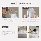 Bedsure Twin XL Mattress Topper Dorm Bedding - Extra Thick Mattress Pad Cover with Deep Pocket, Plush Soft Pillow-Top Bed Topper for Back Pain Relief, Overfilled with Down Alternative Filling, White