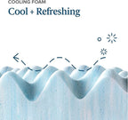 ZINUS 3 Inch Swirl Gel Cooling Memory Foam Mattress Topper, Cooling Airflow Design, CertiPUR-US Certified, Full