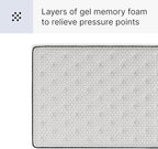 Signature Design by Ashley Limited Edition Pillow Top 13 " Pillow Top Hybrid Mattress with Gel Memory Foam and Edge Support for Cool Sleep and Pressure Relief, King, Fiberglass Free, Mattress In A Box