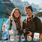 100 Pcs Canada Travel Stickers Pack Nature Food Canadian Sticker Vinyl Waterproof Funny Car Decals Decor Water Bottles Scrapbook Hard Hat Toronto Gift for Kid Men Women