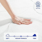 Olee Sleep Twin Mattress, 7 Inch Flex Gel Memory Foam Mattress, Gel Infused for Comfort and Pressure Relief, CertiPUR-US Certified, Bed-in-a-Box, Medium Firm, Twin Size