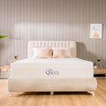 NapQueen 6 Inch Twin-XL Size Mattress, Cooling Gel Memory Foam Mattress, Bed in a Box,White
