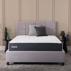 Lucid 10 Inch Memory Foam Mattress - Firm Feel - Infused with Refreshing Bamboo Charcoal and Cooling Gel - Bed in a Box - Temperature Regulating - Pressure Relief - Breathable - California King Size