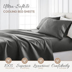 Linen Market Brushed Microfiber Twin XL Sheet Set 3 Piece – Oeko-TEX Certified Ultra Soft & Wrinkle-Free - 16" Deep Pocket Sheets - Easy Care Twin XL Size - Gray