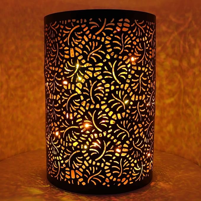 QBIS Battery Powered Fairy Lights for Halloween Decorations, 40 LEDs, Red, Orange, Yellow Battery Operated String Lights for Christmas, 6hr Timer Mode, Party, Bedroom, Dorm Lighting - 2 Pack