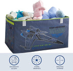 Idea Nuova Pixar Lightyear Collapsible Children’s Toy Storage Trunk, Durable with Lid