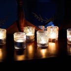 70pcs Assorted Votive Candle Holders - Colorful Glass Tea Lights Candle Holder in Bulk, Tealight Candle Holder for Table Centerpiece Wedding Decor Home Decoration