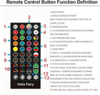 Dazzle Bright Smart C9 Christmas Outdoor Lights, 100 LED 66 FT RGB String Light with Remote, App Control, Music Sync, Connectable Waterproof Xmas Lights for Holiday Tree Patio Roof Decor