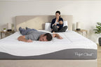Perfect Cloud Made in The USA Elegance Plush Gel-Infused 12-inch Memory Foam Mattress - Pressure Relieving - Bed-in-a-Box (Queen)