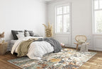 Keen Home Design Area Rugs - 6x9 Non-Shedding, Abstract Rugs for Kitchen, Living Room, Bedroom, Dining Room, Entryway - Size: 5'11" x 9'2", Multi