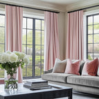 Lazzzy Velvet Blackout Curtains Thermal Insulated Room Window Drapes Super Soft Luxury Curtains for Living Room Bedroom Rod Pocket 2 Panels, Dusty Pink, 52" W x 84" L