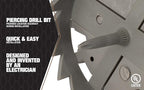 Southwire -MSBST250 Fixture and Ceiling Electrical Box Smart Box Shark Tooth with Hole Saw