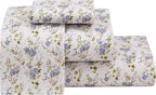 RUVANTI Flannel Sheets King Size - 100% Cotton Brushed King Size Sheets Set - Deep Pockets 16 Inches Bed Sheets - All Seasons Breathable & Extra Soft - Warm & Cozy, 4 Piece, Sand Rose