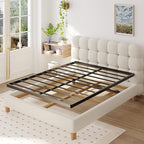 Box Spring for Queen Bed Bed Base 2 Inch, Low Profile Metal Queen Box Spring Bunkie Board 2 Inch, 3000 Lbs Max Weight Capacity Mattress Foundation, Noise-Free, Easy Assembly