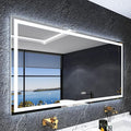 LED Bathroom Mirror 72"x 36",Front Lit and Backlit Bathroom Mirror with Lights,Stepless Dimmable,Anti-Fog, Shatter-Proof, Memory, 3 Colors Lighted Vanity Mirror (Horizontal/Vertical)
