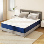 Swbvs Firm Double Mattress, 12 Inch Cooling Memory Foam Full Size Mattress with Removable Zippered Cover for Easy Cleaning, Pressure Relief & Firm Support