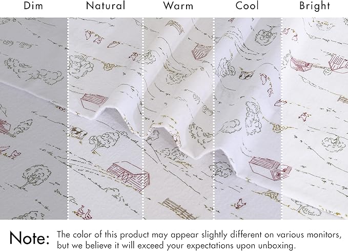 RUVANTI Flannel Sheets Twin Size - 100% Cotton Double Brushed Twin Sheets Set, Deep Pockets 16 Inches, All Seasons Breathable & Extra Soft Bed Sheets, Warm & Cozy, 3 Piece, Rustic Homestead