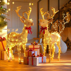 Fairy Lights Plug in, 99Feet 300LEDs Warm White String Lights, Waterproof Flexible Silver Wire Starry Lights for Bedroom Dorm Wedding Garland Wreath Wall Mason Jar Indoor Outdoor Christmas Tree