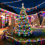 KNONEW 164FT 1000LED Rope Lights for Outside,Outdoor String Lights Waterproof 8 Modes Clear Tube Light for Indoor,Bedroom,Wedding,Garden,Patio,Christmas,Tree,Rv,Holiday Decoration(Multicolor)