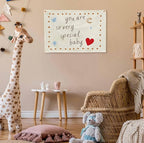 You Are So Special-Nursery Rectangular Canvas Banner-Boho Flag Wall Sign Decor for Toddler Boy Girl Kids,Baby Room Above Crib Bedroom Playroom Reading Room Decor-Baby Shower Birthday Christmas Gift