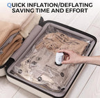 FLEXTAILGEAR Portable Air Pump for Inflatables,Classic Tiny Air Pump, 2.82 oz Ultra-Mini Pump with 1300mAh Rechargeable Battery to Inflate Deflate Pool Floats Air Mattress Vacuum Storage Bags