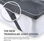 SLEEP ZONE Twin Mattress Topper Cooling Mattress Pad Cover Fluffy Down Alternative Bed Topper 8-21 Inch Deep Pocket, Twin