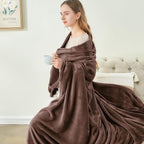 BEDELITE Fleece Blanket King Size Blankets for Bed, Luxury Plush Cozy Fuzzy Blanket 108x90 inches, Super Soft Warm Lightweight Throw Blanket All Seasons Suitable, Brown