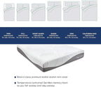 Perfect Cloud Made in The USA UltraPlush Charcoal-Infused 10 inch Memory Foam Mattress - Pressure Relieving - Bed-in-a-Box (RV Short Queen)