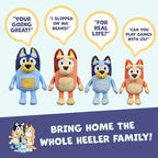 Bluey Sound Effects Talking Bingo Plush Toy, 13” Soft Bingo Toy, Interactive Stuffed Animal with 9 Different Phrases, Musical Toys for Kids