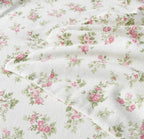 Laura Ashley Home Collection Premium Ultra Soft Cozy Lightweight Cotton Flannel Bedding Sheet Set, Wrinkle, Anti-Fade, Stain Resistant & Hypoallergenic, Full, Audrey Pink (201591)