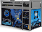 Batman Loft Bed Tent - Curtain Set for Low Twin Loft (Bed Sold Separately) by Delta Children (Pack of 10)