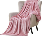 Walensee Fleece Blanket Plush Throw Fuzzy Lightweight (King Size 108x90 Blush) Super Soft Microfiber Flannel Blankets for Couch, Bed, Sofa Ultra Luxurious Warm and Cozy for All Seasons