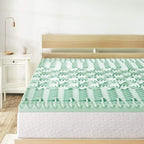 Mellow 1.5 Inch 5-Zone Memory Foam Mattress Topper, Calming Aloe Infusion, Dorm Essentials, Twin
