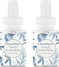 Pura & Tommy Bahama Home Scent Refill - Smart Home Air Diffuser - Up to 120-Hours of Luxury Fragrance per Refill - Spring & Summer Fragrance - 2 Pack, Beach House Linen