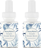 Pura & Tommy Bahama Home Scent Refill - Smart Home Air Diffuser - Up to 120-Hours of Luxury Fragrance per Refill - Spring & Summer Fragrance - 2 Pack, Beach House Linen