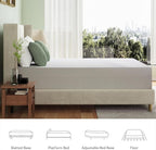 King Mattress in a Box, 12 inch Mattresses Made in USA for Platform Bed Double Size Daybed, Green Tea Memory Foam Mattress for Cool Sleep & Pressure Relief, Medium Firm