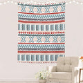 Batmerry Beige Abstract Stripe Tapestry, Wall Art Hanging Decoration Polyester Fiber White Ruffled Around for Dorm Room Bedroom Living Room, 59.1x39.4 inches