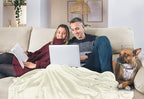 Utopia Bedding Fleece Blanket Twin Size Ivory 300GSM Luxury Anti-Static Fuzzy Soft Microfiber Bed Blanket (60x80 Inch)