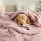Exclusivo Mezcla Plush Fuzzy Fleece Bed Blanket Twin Size, Super Soft, Fluffy and Warm Blankets, Suitable for All Seasons (Dusty Pink, 90x66 Inches)