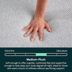 Tuft & Needle Kin Medium Plush 10" King Hybrid Mattress, Cooling, Pressure Relief, and Individually-Wrapped Coils, 100 Night Trial, Fiberglass-Free, CertiPUR-US, 10-Year Limited Warranty