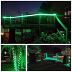 100Ft Blue LED Rope Lights, Outdoor String Lights Waterproof Decorative Lighting for Indoor/Outdoor, Camper Lights for Outside, Deck, Patio, Eaves, Backyards Garden, Christmas Decorations