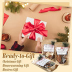 6 Pack Christmas Potpourri Simmer Pot Kit, Holiday Stovetop Potpourri, Botanical Air Freshener Sachets, Festive Bowl Filler Decor for Home Fragrance, Housewarming & Hostess Gifts