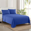 Full Size Sheet Sets - Breathable Luxury Sheets with Full Elastic & Secure Corner Straps Built In - 1800 Supreme Collection Extra Soft Deep Pocket Bedding Set, Sheet Set, Full, Royal Blue
