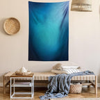 Ambesonne Navy Blue Tapestry, Abstract Vibrant Shaded Digital Color on Plain Background Bohemian Print, Wall Hanging for Bedroom Living Room Dorm, 60" X 80", Turquoise Navy