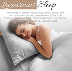 Linen Market Bed Sheets for Twin Size Bed (Light Gray) - Sleep Better Than Ever with These Soft and Cooling Twin Sheets - Deep Pocket Fits 16" Thick Beds - 3 Piece Twin Sheet Set
